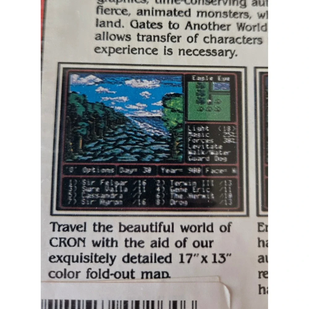 Sealed Vintage Might and‎ Magic II IBM PC Big Box Game